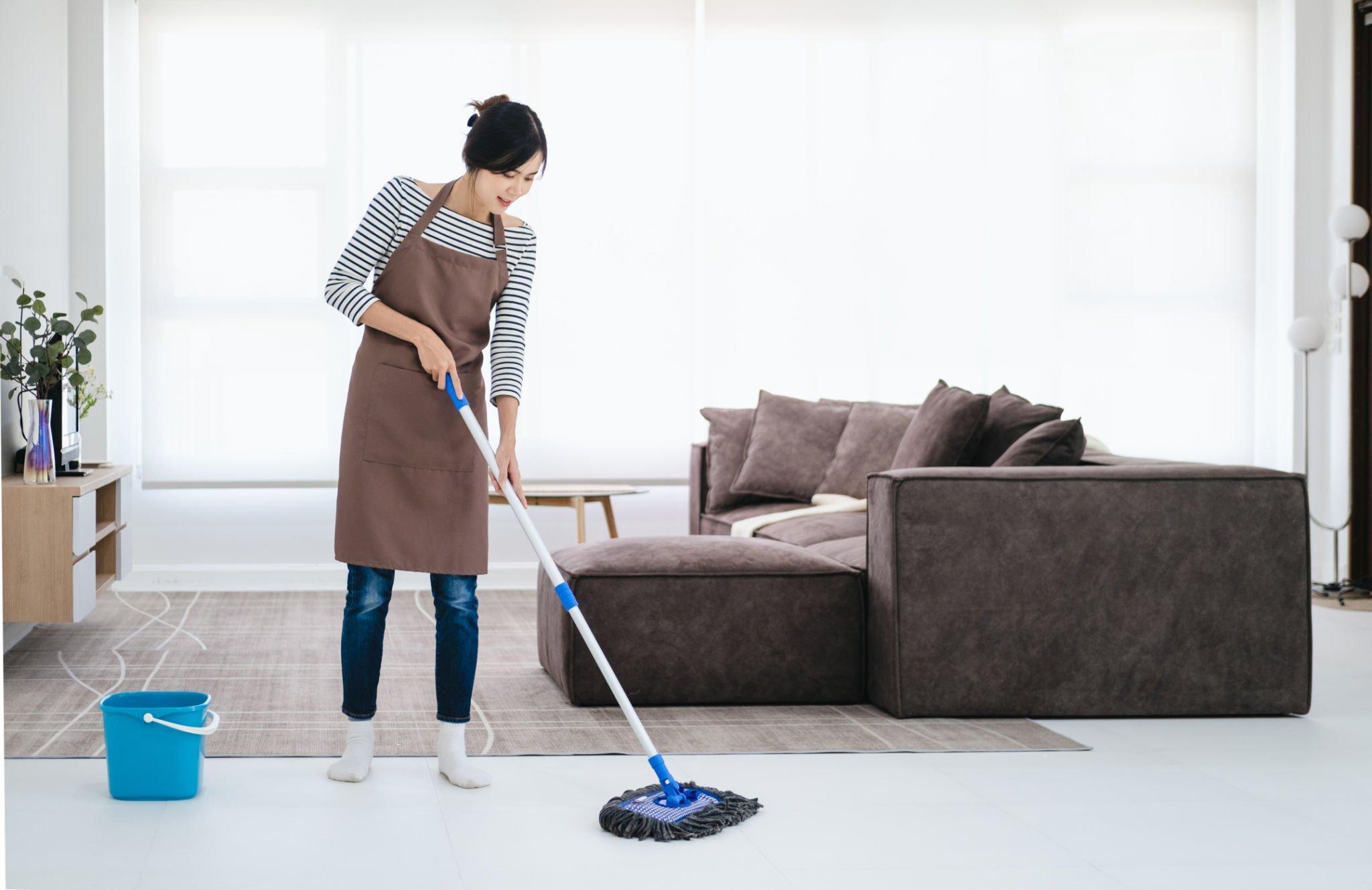 Cleaning crew performing professional cleaning services in Norfolk County, MA near me.